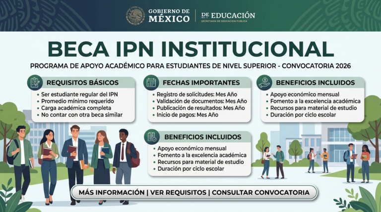 Lee más sobre el artículo Beca IPN Institucional