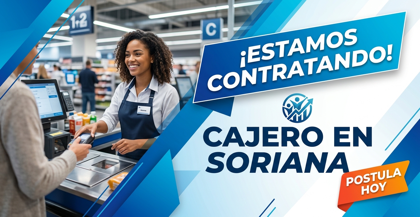 Lee más sobre el artículo Cajero en Soriana