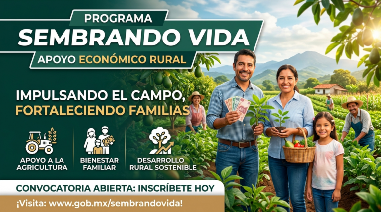Lee más sobre el artículo Programa Sembrando Vida apoyo económico rural