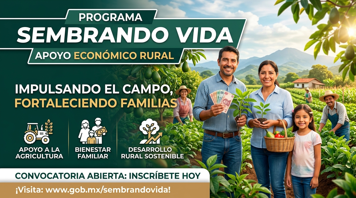 Lee más sobre el artículo Programa Sembrando Vida apoyo económico rural
