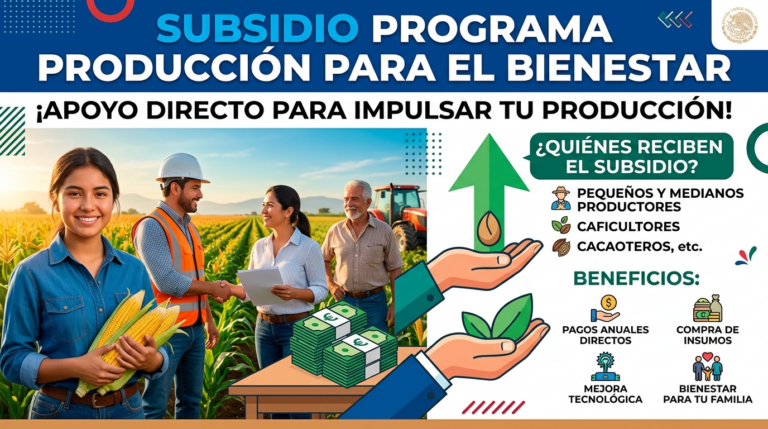Lee más sobre el artículo Subsidio Programa Producción para el Bienestar